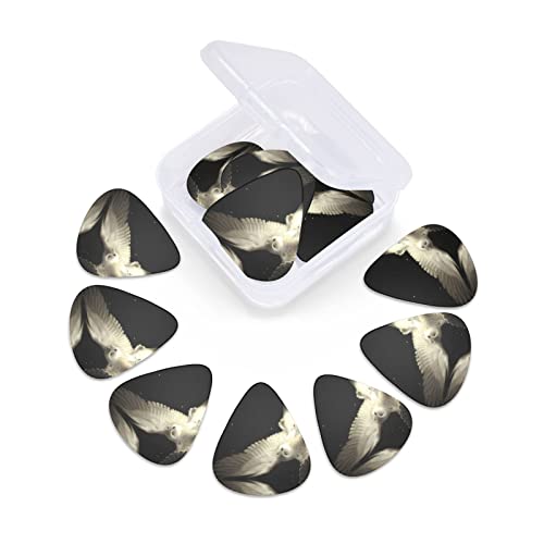 Ensemble de 12 médiators de guitare White Owl pour guitare acoustique, guitare électrique, contrebasse, ukulélé - Les Beatles, Paul McCartney, John Lennon, RIngo Starr, George Harrison Ensemble de 12 médiators de guitare White Owl pour guitare acoustique, guitare électrique, contrebasse, ukulélé – Image 7