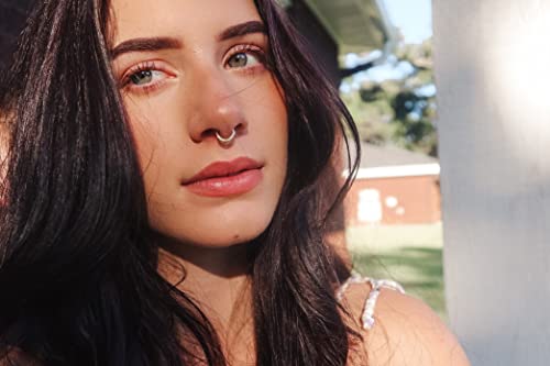 10Kt Solid Gold | Septum Ring | Body Jewelry | Solid Gold | Daith Piercing | Wedding Guest | Septum Hoop | Nose Hoop | Septum Clicker #TOP1