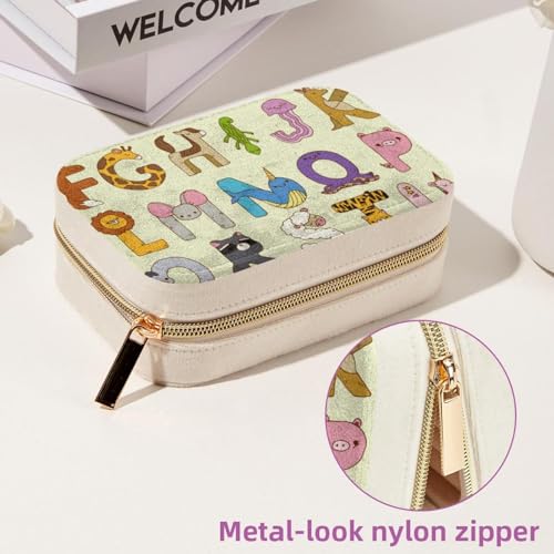 Caja de almacenamiento de joyas compacta ideal para llevar en el bolso de mano o maleta 7