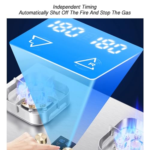 Estufa a gas 2 puestos empotrable 110V miniatura 5