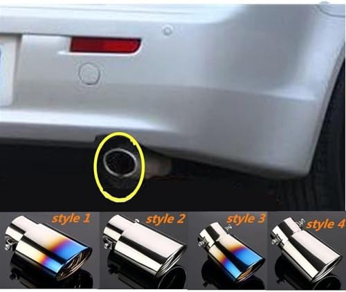 Embouts d'échappement Mitsubishi Lancer EX 2010 2011 2012 2013 multicolore
