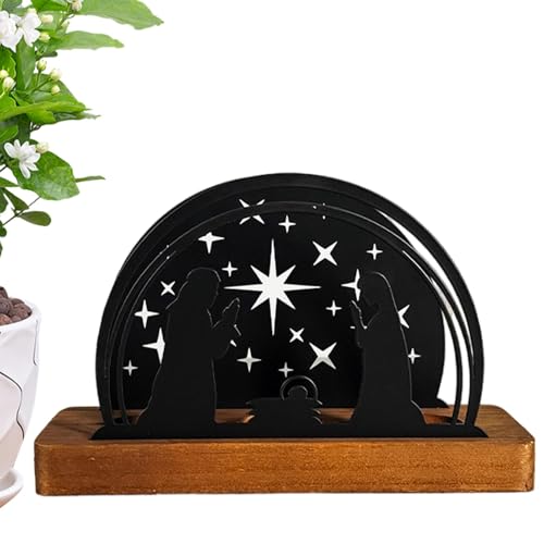 Christmas Nativity Candle, Decorative Candle Holders, Wear Resistant Candlesticks, Table Candle Stand, Enhance Your Home&rsquo;s Ambiance with These Decorative Candles Stands for Dining Tables