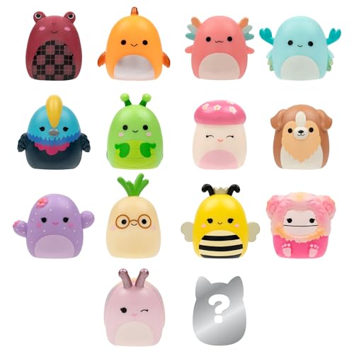 Squish-a-longs SQAL0268-14er Pack, enthält 14x 2,5 cm Mini-Squish mit 4X Accessoires, 1x Ring und 1x Collectors Guide (Serie 5… – Ansicht 3