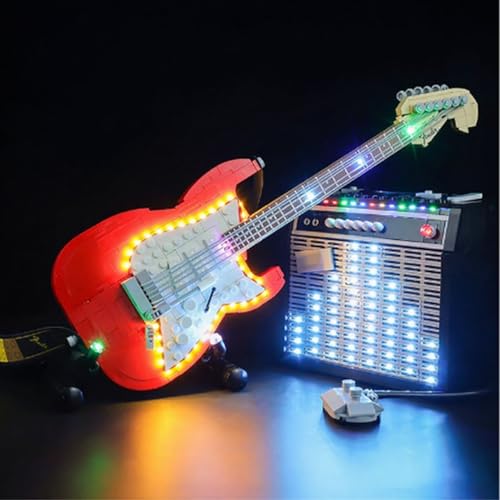 Kit de iluminación LED compatible con Lego 21329 Juego de luces LED de la serie de guitarra eléctrica...