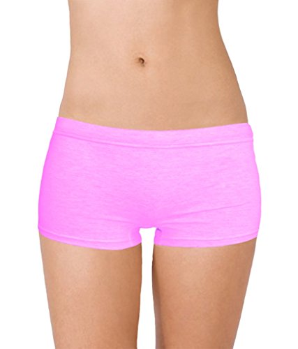 Image of Selfcare Women Soft Cotton Sinker Mid Waist Boyshorts Panties with Concealed Elastic Panel Pack of 3