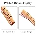 Jiesinlov 2Pcs Bag Handle Wrap Covers for Speedy 25 30 35,Vachetta Leather Grip Protector Strap,Stain and Abrasion Resistant(Beeswax)