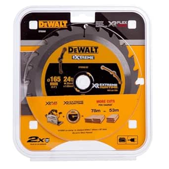DeWALT DT99561 XR EXTREME Runtime Circular Saw Blade 165mm Bore 20mm 42T | Dvs Power Tools