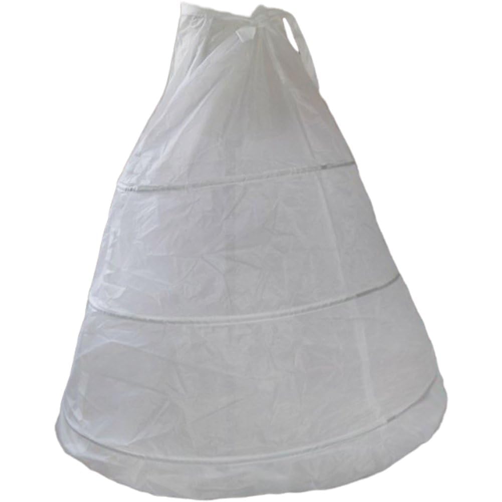 Luxylei Korean Traditional Hanbok Petticoat Women Under Hanbok Dress Lining 3-hoop Petticoat Crinoline Underskirt Korean Hanbok Accessory