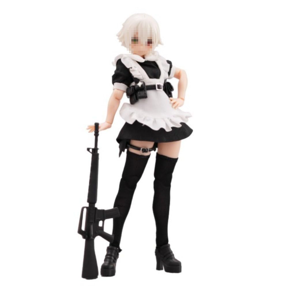 Amazon.co.jp: 千夏秋 1/12 機甲少女 バトルガール 戦術メイド 可動