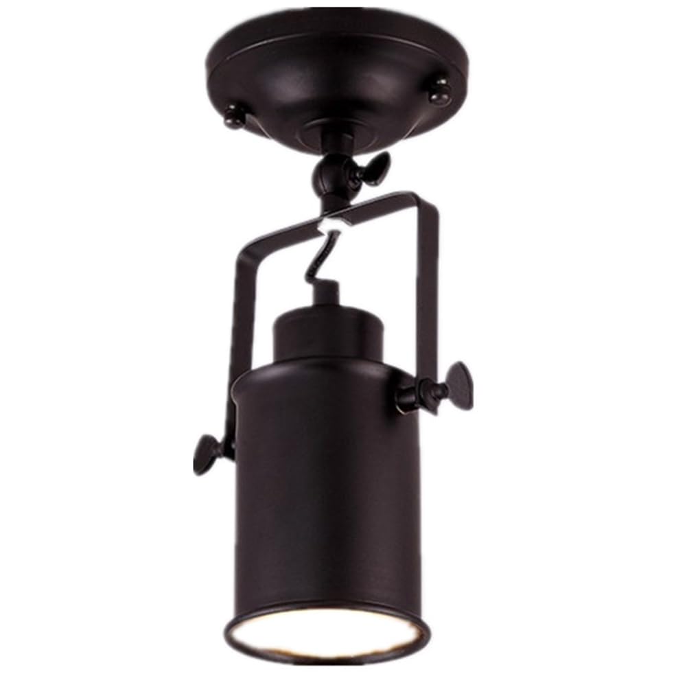 IJSDNVJNDX Rustic Iron Wall Sconce Lamp Vintage Decor Lighting Fixture for Bedroom, Balcony, Hallway Interior Design