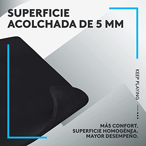 Image of Logitech G740 Large Thick Gaming Mouse Pad, Optimized for Gaming Sensors, Moderate Surface Friction, Non-Slip Mouse Mat, Mac and PC Accessories, 460 x 600 x 5 mm (Pack of 4)