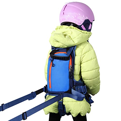 skiguard Ski Harness Trainer for Kids: Teach Your Child The Speed Control of Skiing and Snowboarding-Shock Absorbing Leashes - Thumbnail 5