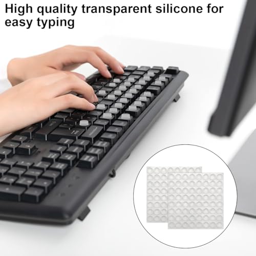 128 stickers protectores cilíndricos para teclado miniatura 6