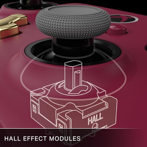 Mando Xbox Series X S PowerA Advantage Plus Rubí con componentes de alta precisión regulables 4