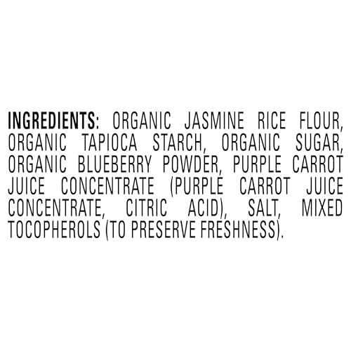 Image of Happy Baby Gentle Teethers Organic Teething Wafers, Blueberry and Purple Carrot, 12 Count (Pack of 6)