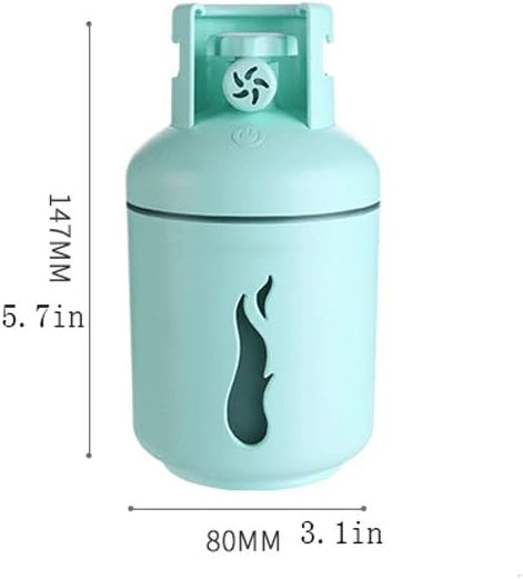 USB Humidifier Portable Small Mini Gas Tank Car Sprayer Large Capacity Aromatherapy Car Moisturizing Spray Cool Mist Humidifier (Color: White)