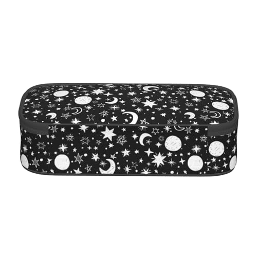 Image of Star Moon Sun Cartoon Pencil Case Organizer Big Capacity Pencil Pouch Stationery With Zipper School Supplies Pencil Bag For Girls Boys Office, j56tsd