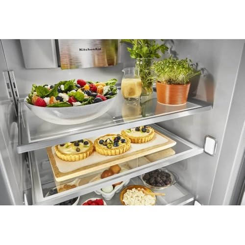 48 in. 30 cu. ft. Countertop Depth Side-by-Side Refrigerator in Panel Ready with Under-Shelf Prep Zone on Fridge.com