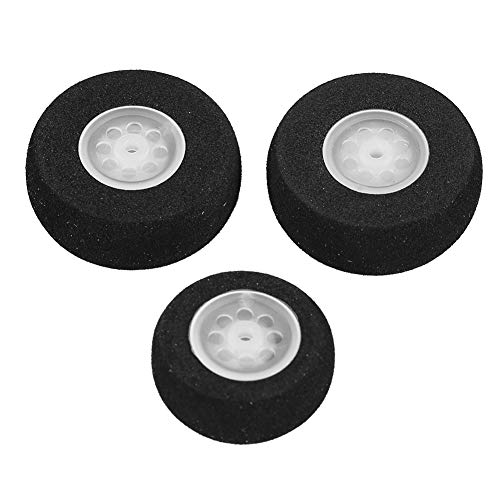 Dilwe Flugzeug-Fahrwerk, KT-DIY-Festflügel-Modell-Flugzeug-Fahrwerk-Rad-Universal-Satz RC Flugzeug-Zubehör