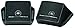 Pioneer TS-44 - Altavoces de bandeja trasera de coche (40 W), negro
