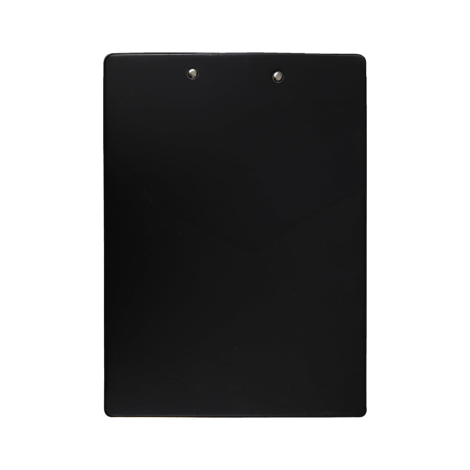 Idena 11373 - Portapapeles para DIN A4, formato vertical, portapapeles revestido de PVC negro, certificado FSC-Rec
