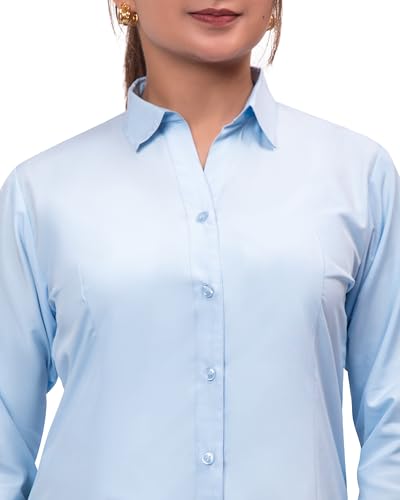 Image of ESTA Women Full Sleeve Stylish Western Official Formal Shirts Regular fit Shirts for Women