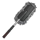 伸縮自在 マイクロファイバー ハンディモップ 車 カラ拭き 水拭き ホコリ取り モップ ボディ 車内 洗車 洗車モップ 伸縮式 ハンディモップ 自動車 ほこり 車用 車内 車外 マイクロファイバー ガラス拭き