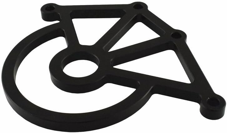 For Triumph America Hinkley Bonneville T100 SE Thruxton 900 Scrambler Speedmaster Front Sprocket Chain Guard Cover Protection Right Side Engine (Black)