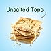 Premium Unsalted Tops Saltine Crackers, Lunch Snacks, 16 oz