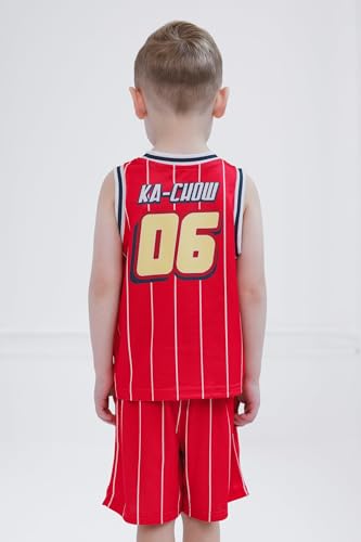 Image of Disney Boys' Basketball Jersey & Shorts Set - Athletic Outfit for Toddlers & Big Kids (2T-10 /12)