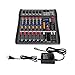 6-Channel Studio Audio Mixer, Bluetooth Mixer Audio Sound Mixing Console Board