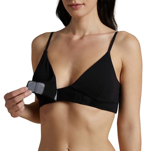 Front Closure Bras for Women Touch Fasteners - Adaptive Post Surgery Bra Seamless Comfort
