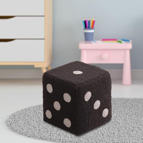 Repose-pieds ottoman en velours cube pour ranger et optimiser l'espace - 3