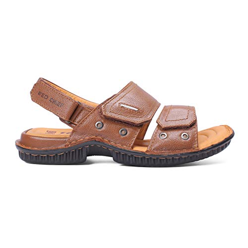 RED CHIEF Black Casual Sandal for Men RC7008N