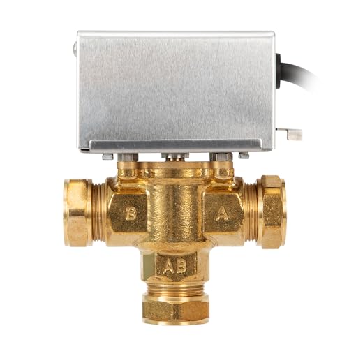 Chauffage central 3 ports 22 mm Trident à position moyenne