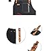 fayengan Canvas Apron for Men, Heavy Duty Work Apron with Pockets, Waterproof Wear-Resistant Tools Apron (Color : Black, Size : X-Large)