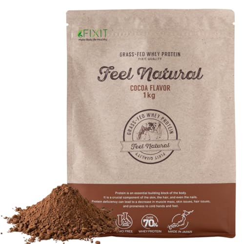 FIXIT FEEL NATURAL グラスフェッドプロテイン 1kg (ココア) - Fix It - 商品画像