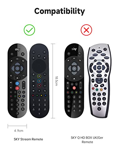 Sky Q Remote Control Cover, Compatible with Sky Q EC201/EC202/EC302, Fit a Glove, Silicone Protection, Good Grip - Image 2