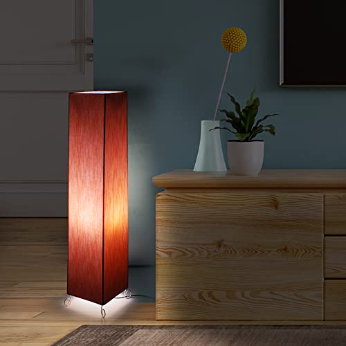 Image of Cotton Fabric Floor Lamp for Bedroom's Desk Lamp for LivingRoom, Bed Room, Office | Night Stand Dimmable Room Floor Lamp for Reading Corner Lamp | Bulb Included