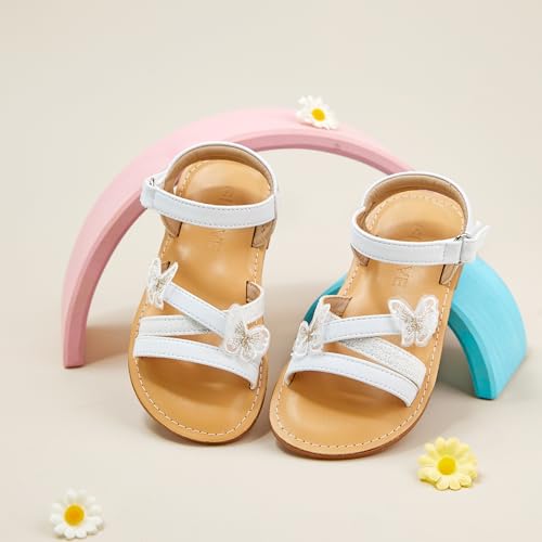 Image of GINFIVE Toddler Girls Sandals Girls Toddler Sandals Little Girls Kids Shoes