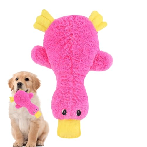かわいいアヒルのぬいぐるみのおもちゃ、詰め物の柔らかい犬のおもちゃ、ペット用の面白いきしみのあるアヒル、インタラクティブな子犬のおもちゃ、クリエイティブなペットの噛む人形、ストレス救助動物のおもちゃ