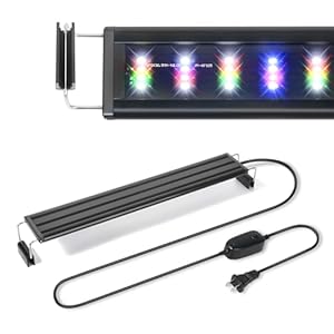 AQUANEAT LED Aquarium Light for 12 to 16 Inch Fish Tank, Full Spectrum Fish Tank Light, with Daylight Moonlight Mode