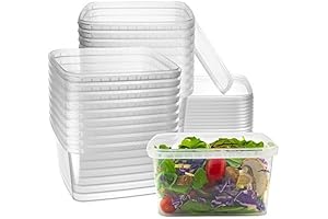 32-oz. Space Saver & Easy Storage: Leak-Proof & Airtight Containers with Lids