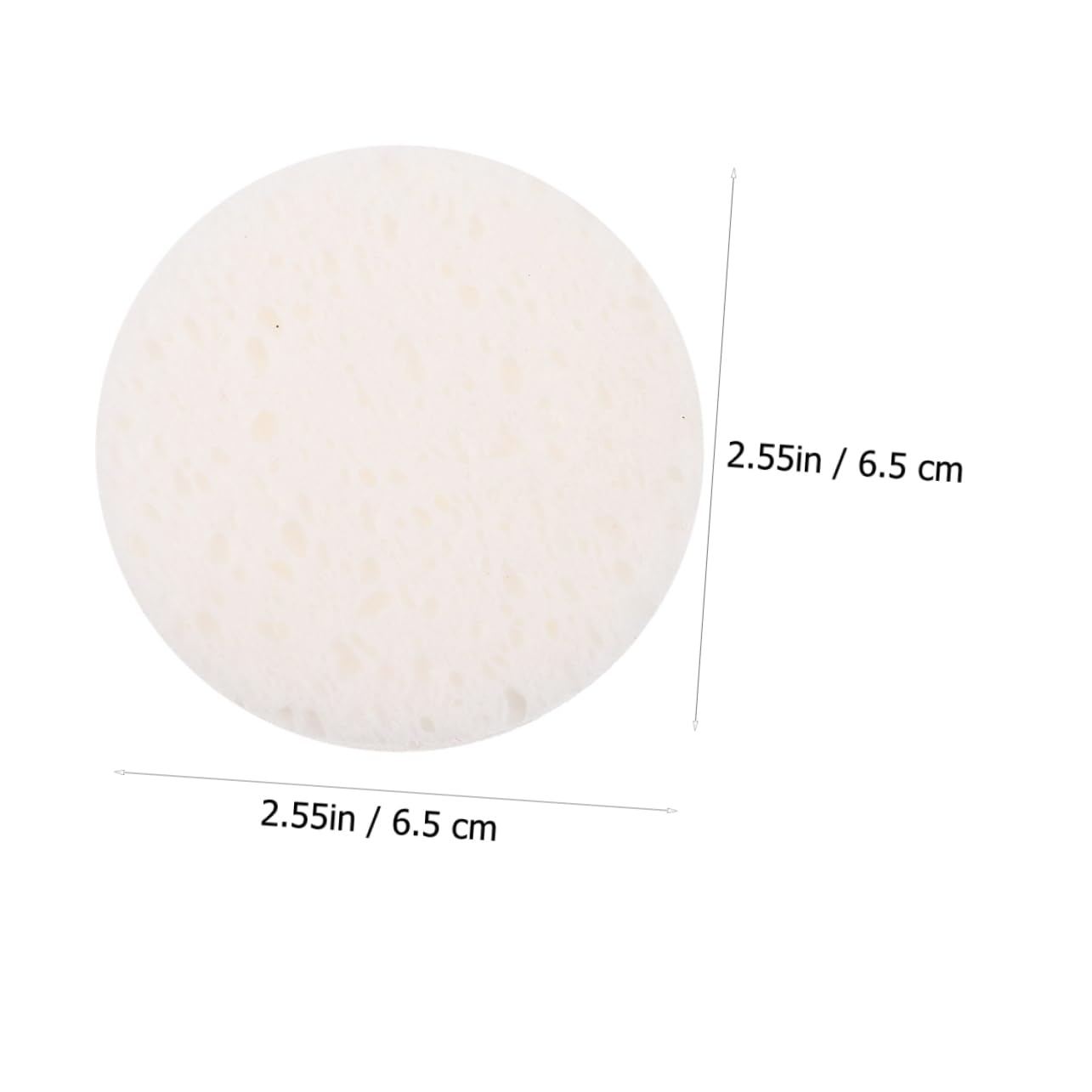 Ipetboom 40Pcs Rounded Face Washing Pads Soft Makeup for Smooth Application Cosmetic Tools for Cleansing and Makeup Removal Sponges