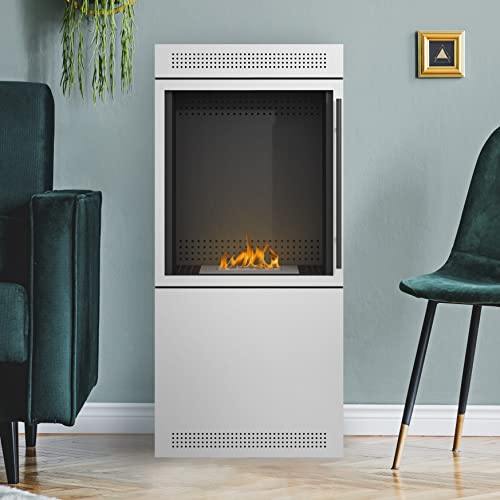 Noble Flame PAOLO [chimenea de etanol cerrada]: Blanco