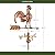 Good Directions Rooster Weathervane, Pure Copper, Polished Finish, 25-Inch