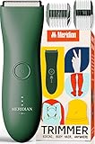 MERIDIAN Ball Trimmer Men, Body Hair Trimmer Men, Ball Shaver Men, Pubic Hair Trimmer Men, Body Shaver Men, Body Trimmer for Men, Body Groomer for Men, Man Scape with Meridian Sage