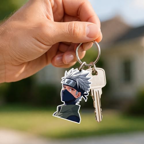 Image of Acrylic Anime & Cartoon Theme Keychain For Bike & Car | Birthday Return Gift For Kids | Gift For Girls & Boys