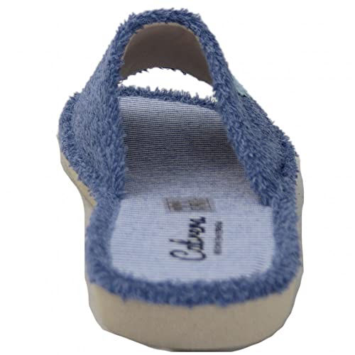 Chaussures d'été Cabrera 2361 bleu en taille 37 avec motif Love