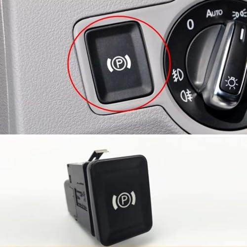 Bouton frein de parking finition origine pour VW Passat CC, interrupteur stationnement 3C0927225C - 5